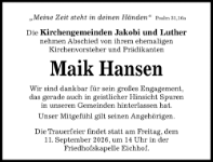eine Anzeige